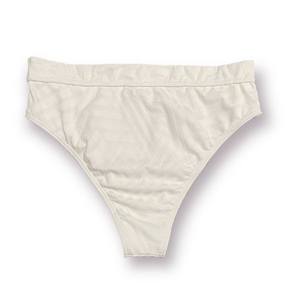 Billabong White Peaky Days High Rise Bikini Bottoms - Picture 8 of 8